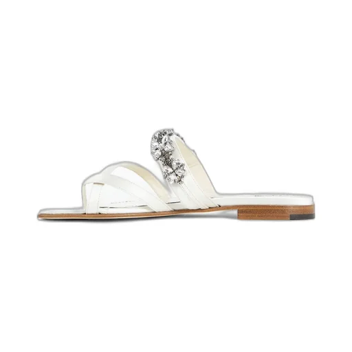 Sandals With Crystal Embellishment