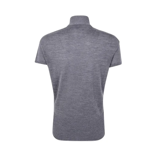 Knit Top With Tie Neck