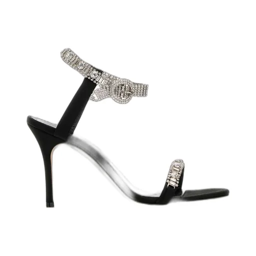 Sandals With Crystal Embellishments
