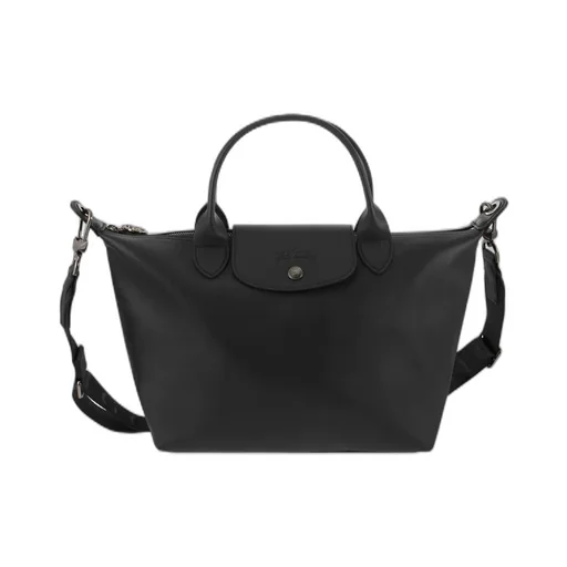 Le Pliage Cuir Top Handle Bag