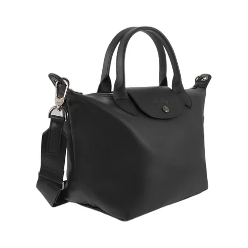 Le Pliage Cuir Top Handle Bag