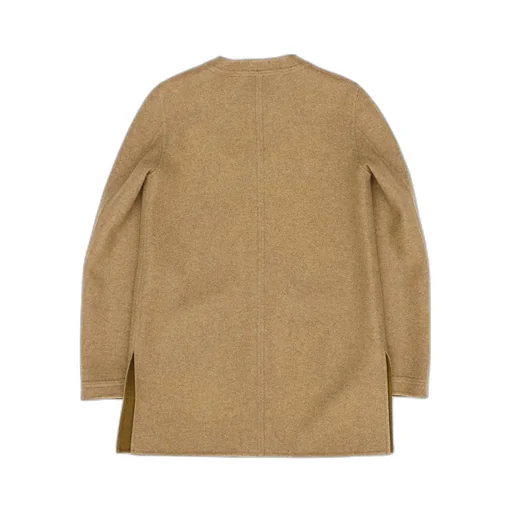 Collarless Coat