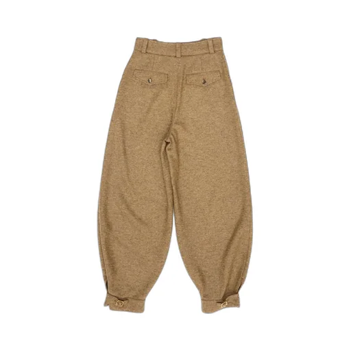 High-Waisted Balloon Trousers