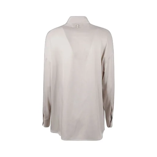 Long Sleeve Shirt With Tie Neck