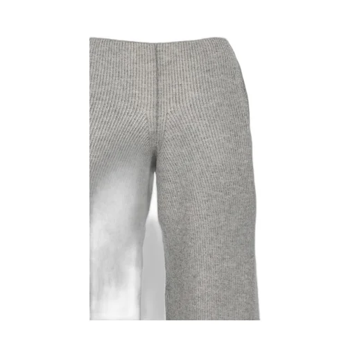 Ribbed Knit Wide Leg Pants
