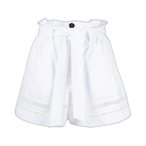 High-Waisted Shorts With Belt