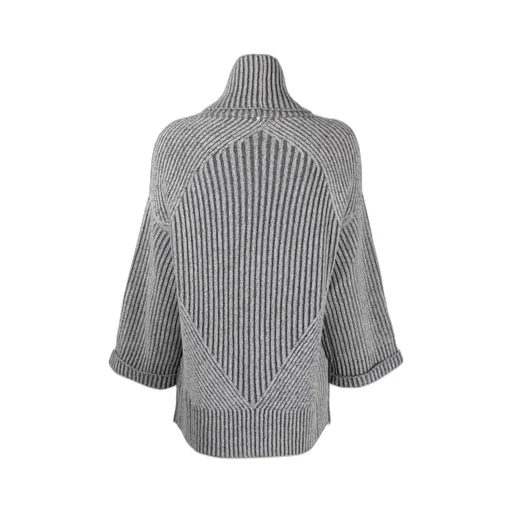 Turtleneck Sweater With Star Motif