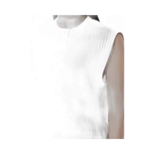 Sleeveless Striped Shirt