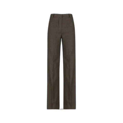 High-Waisted Wide-Leg Trousers