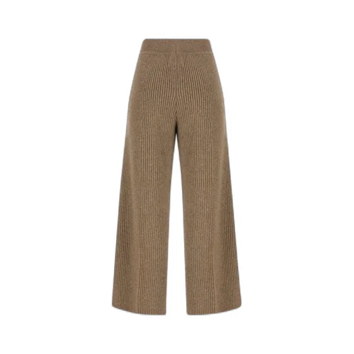 Ribbed Wide-Leg Pants