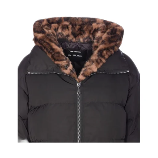 Down Puffer Jacket With Fur-Lined Hood