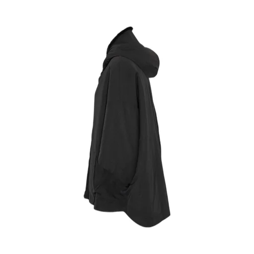 Hooded Faux Fur Cape