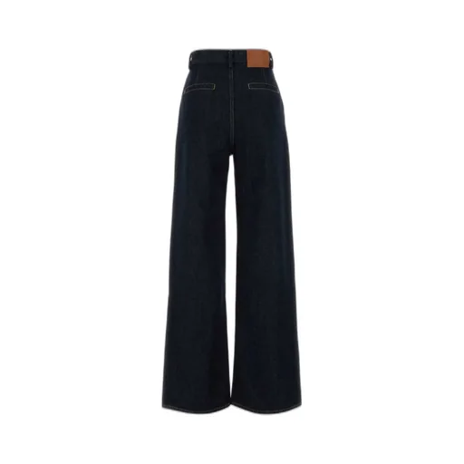 Wide-Leg Denim Jeans