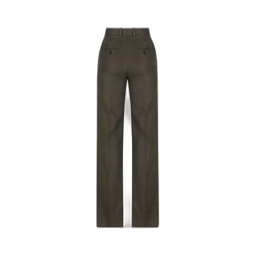 High-Waisted Wide-Leg Trousers