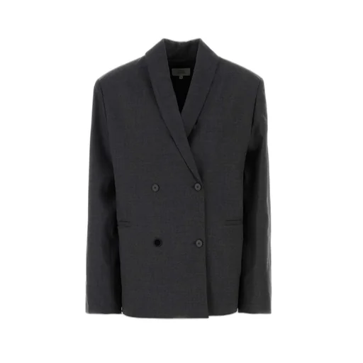 Double-Breasted Shawl Collar Blazer