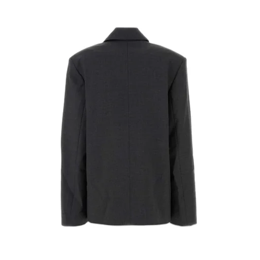 Double-Breasted Shawl Collar Blazer