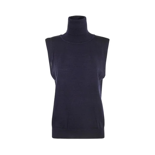 Sleeveless Turtleneck Sweater