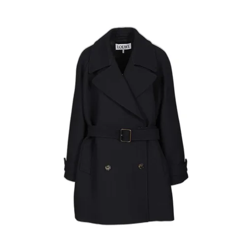 Double-Breasted Wool Coat