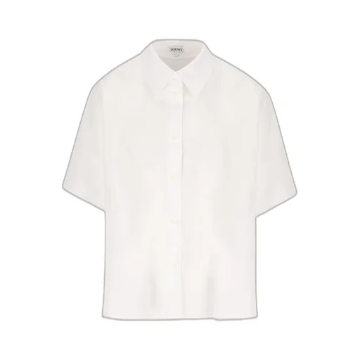 Cropped Poplin Shirt