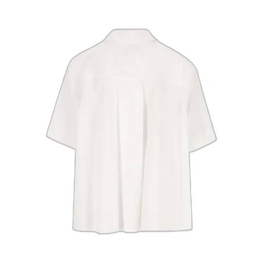 Cropped Poplin Shirt