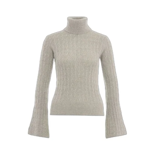 Turtleneck Cable Knit Sweater