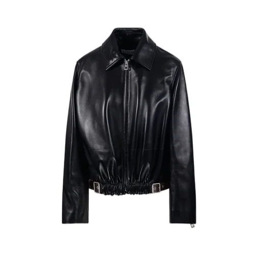 Leather Bomber Jacket