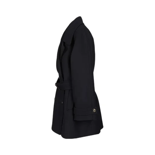 Double-Breasted Wool Coat