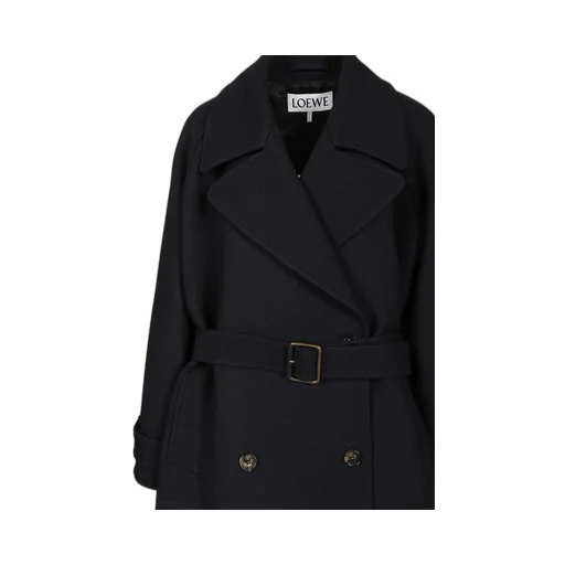 Double-Breasted Wool Coat