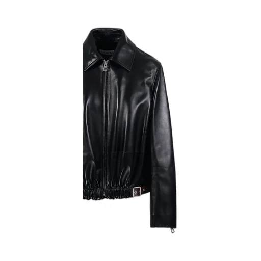 Leather Bomber Jacket