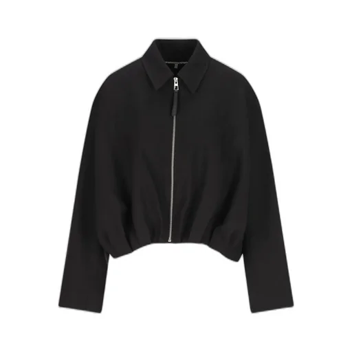 Cropped Zip-Up Jacket