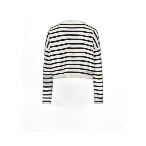 Striped Cropped Sweater