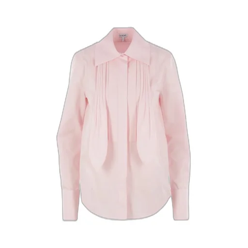 Pleated Poplin Shirt