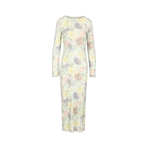 Floral Print Long Sleeve Dress