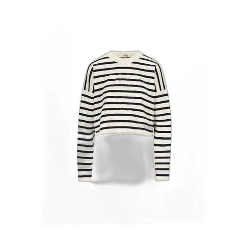 Striped Cropped Sweater