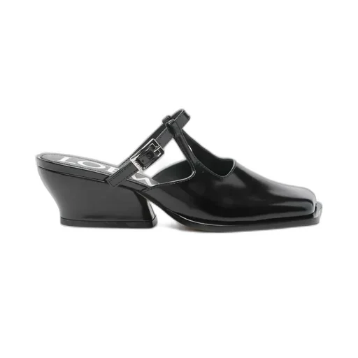 Mary Jane Heeled Mules