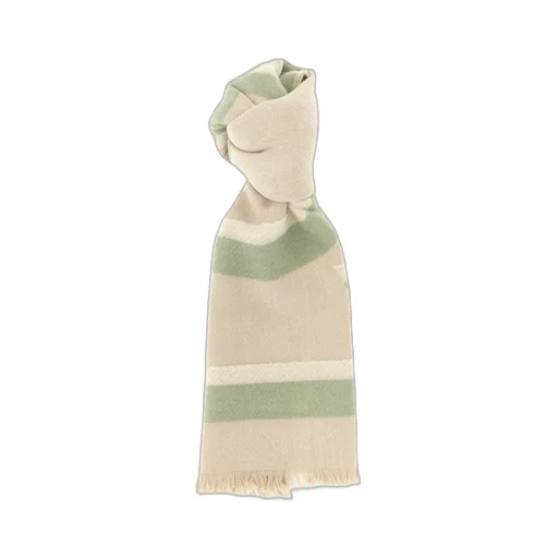 Striped Wool Scarf