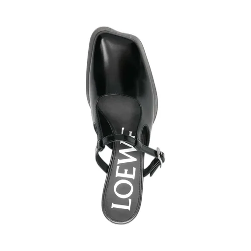 Mary Jane Heeled Mules
