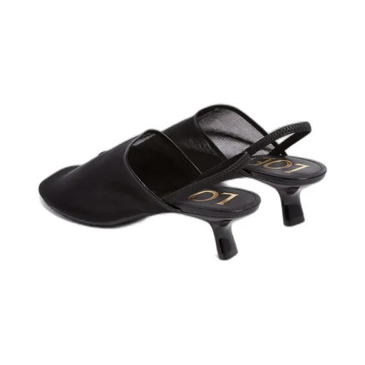 Mesh Slingback Heels