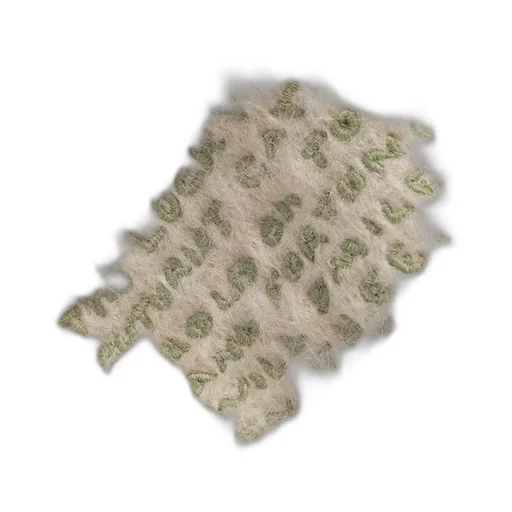 Scarf With Dog Appliqué