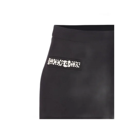 Pencil Skirt With Embellished Pockets