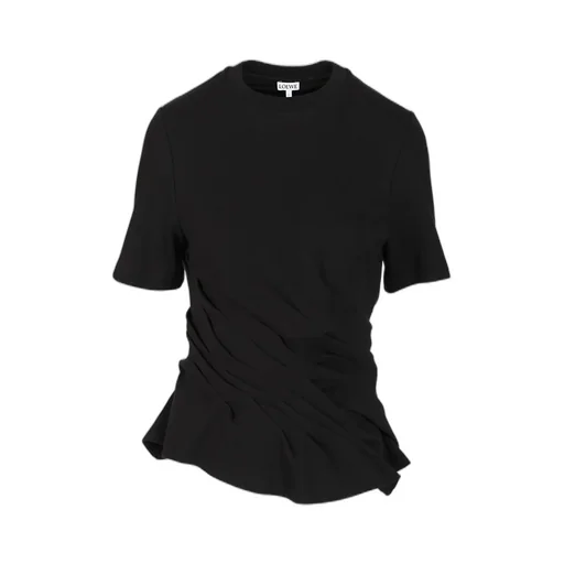 Asymmetric Ruched T-Shirt