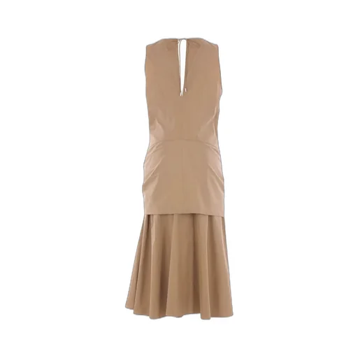 Sleeveless Tie-Neck Midi Dress