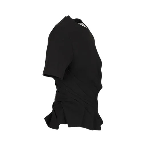Asymmetric Ruched T-Shirt