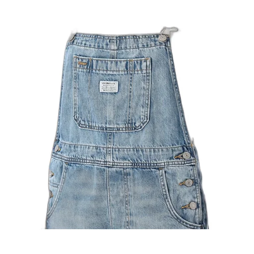 Denim Short Overalls