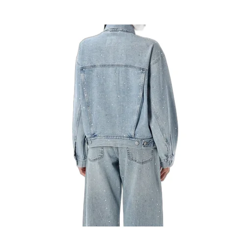 Denim Jacket With Rhinestones