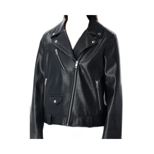 Faux Leather Moto Jacket