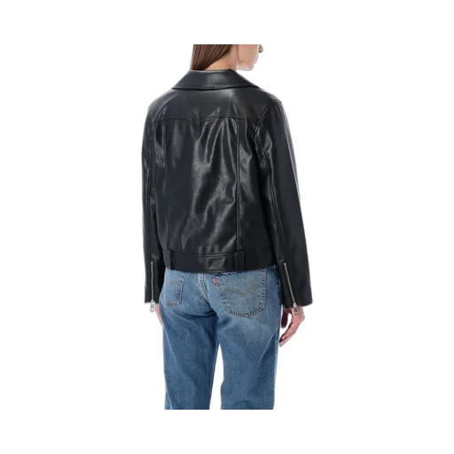 Faux Leather Moto Jacket