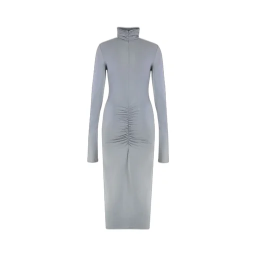 Turtleneck Ruched Dress