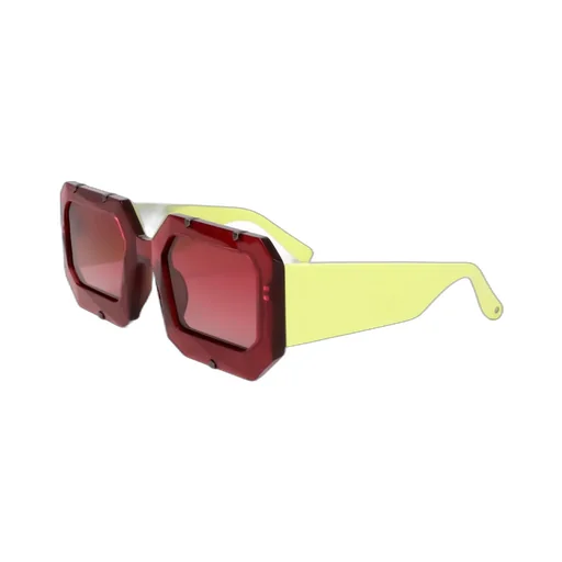 Geometric Frame Sunglasses