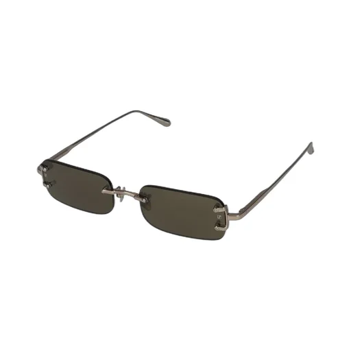 Rectangular Rimless Sunglasses